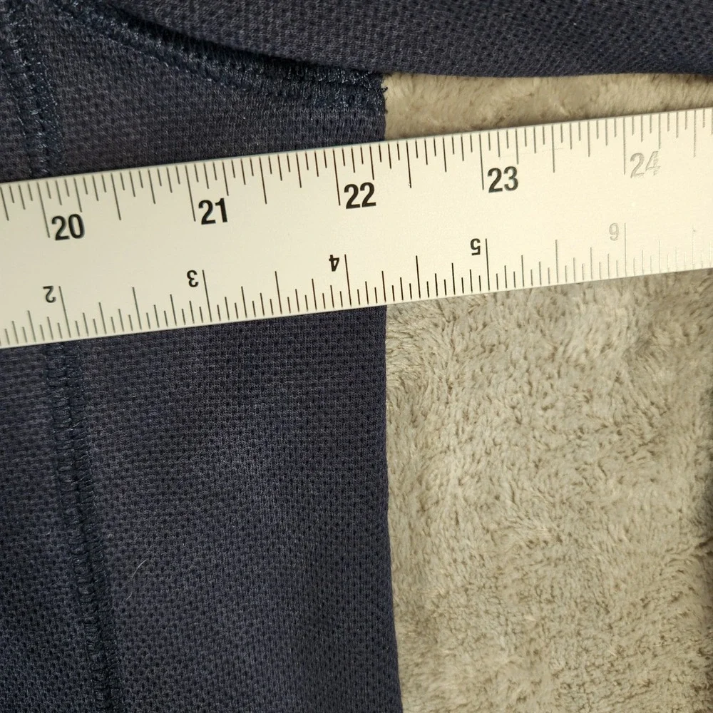 Banana Republic Henley Shirt Mens Large Tall Navy Blue Core Temp 654529-01